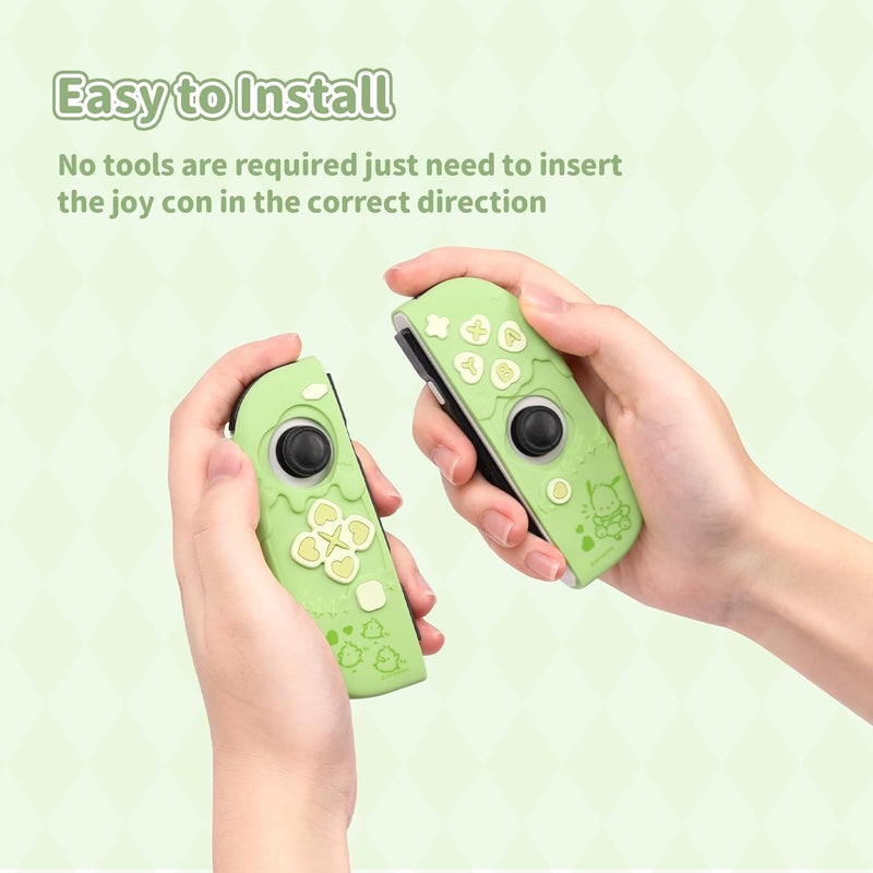 Kuitmor Switch Joy Con Controller Skin,Soft Silicone Protective Cover Case,Cute Anti-Scratch Protective Case for Switch/OLED Joy Con - Image 3